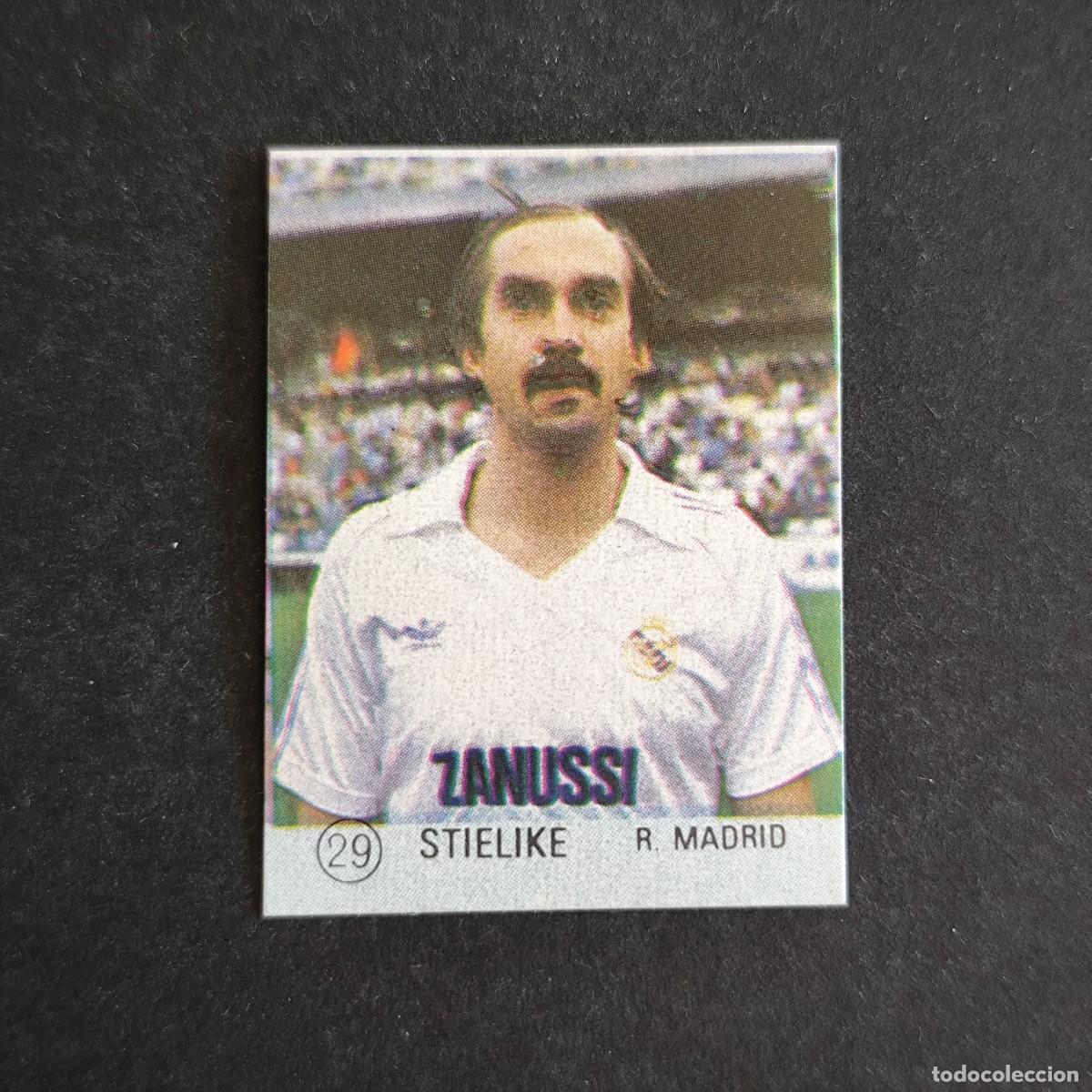 Cromos de f&uacute;tbol: 29 STIELIKE REAL MADRID SELECCION DE FUTBOL LIGA ESPA&Ntilde;OLA 83 ED. MATEO MIRETE - SIN PEGAR