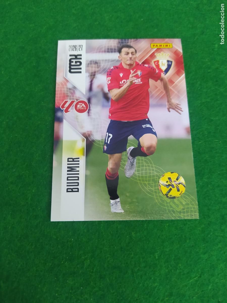 Fu&szlig;ball-Sticker: MEGACRACKS 2026 2027 MGK 26 27 NUEVO - OSASUNA N&ordm; 270 BUDIMIR