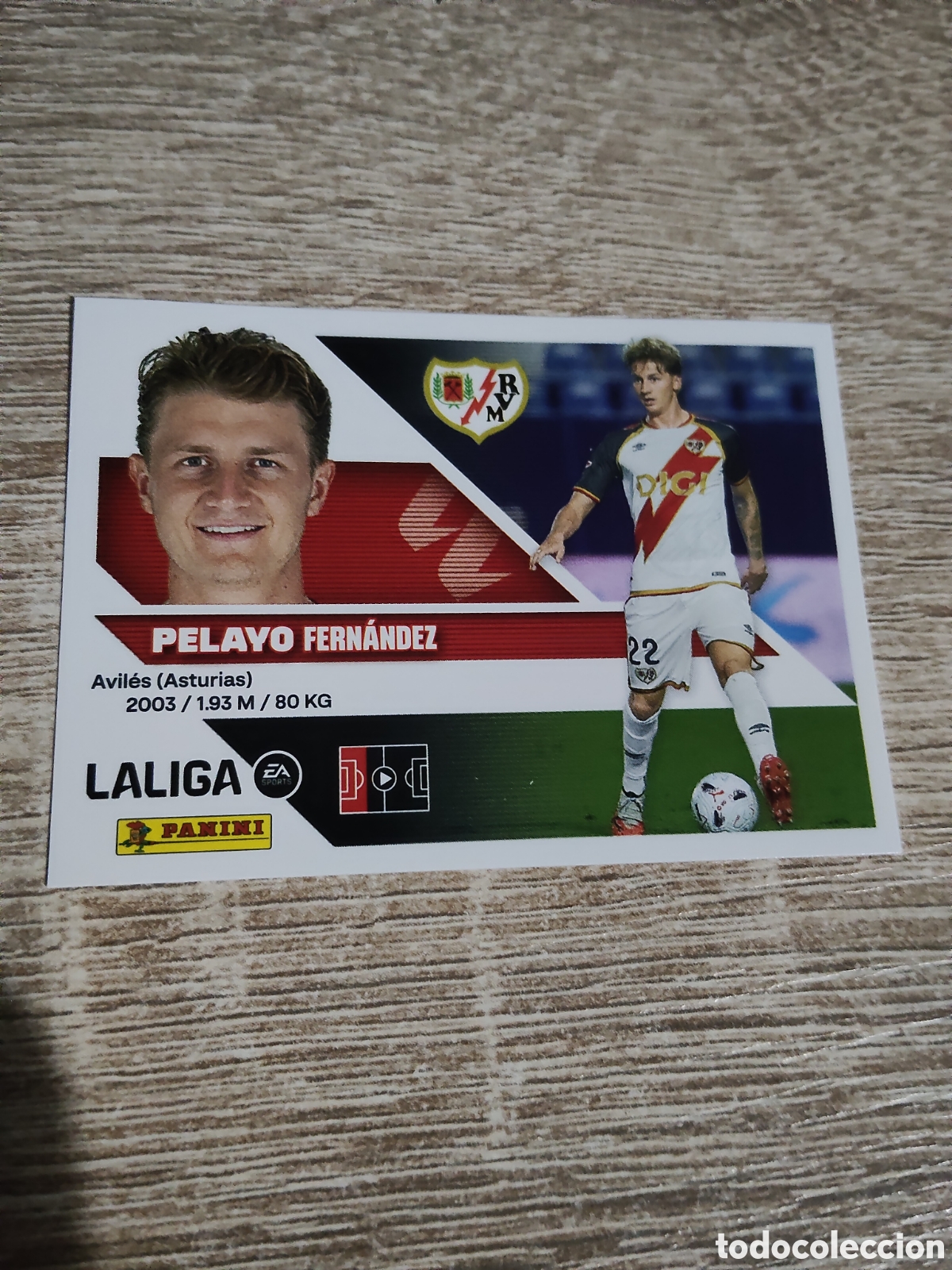 Cromos de f&uacute;tbol: Pelayo coloca Rayo Vallecano liga 2026 2027 26 27 ediciones este