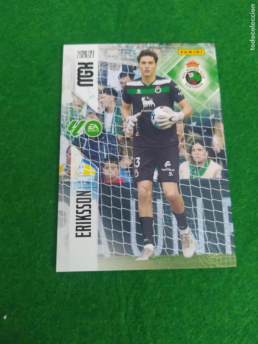 Cromos de f&uacute;tbol: MEGACRACKS 2026 2027 MGK 26 27 NUEVO - RACING DE SANTANDER N&ordm; 273 ERIKSSON