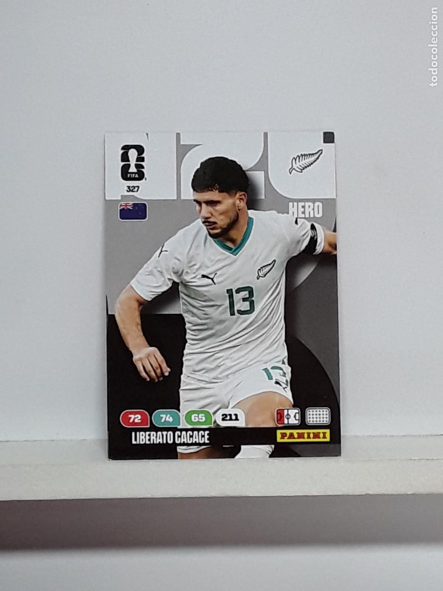 Cromos de f&uacute;tbol: ADRENALYN MUNDIAL 2026 WORLD CUP 26 ALBUM PANINI N 327 NUEVA ZELANDA LIBERATO CACACE