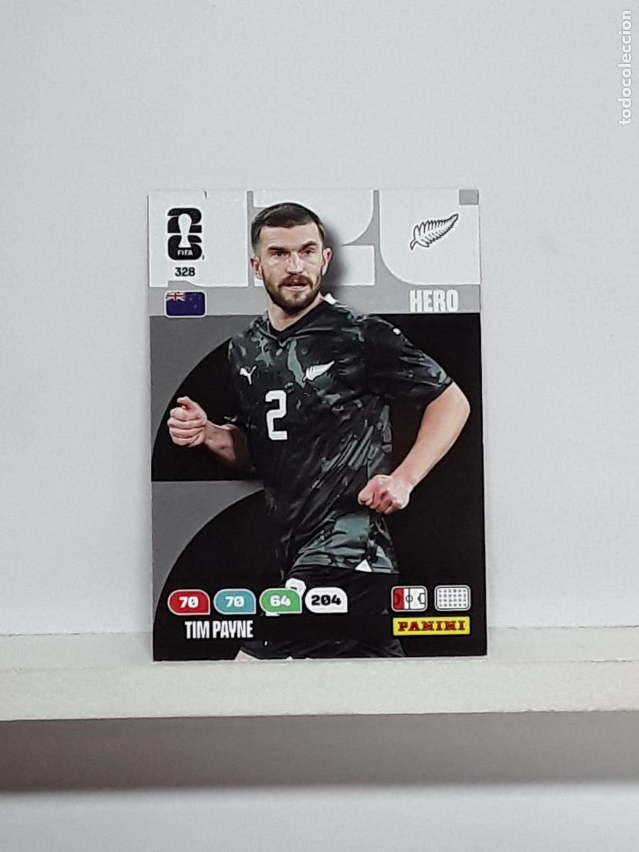 Cromos de f&uacute;tbol: ADRENALYN MUNDIAL 2026 WORLD CUP 26 ALBUM PANINI N 328 NUEVA ZELANDA TIM PAYNE