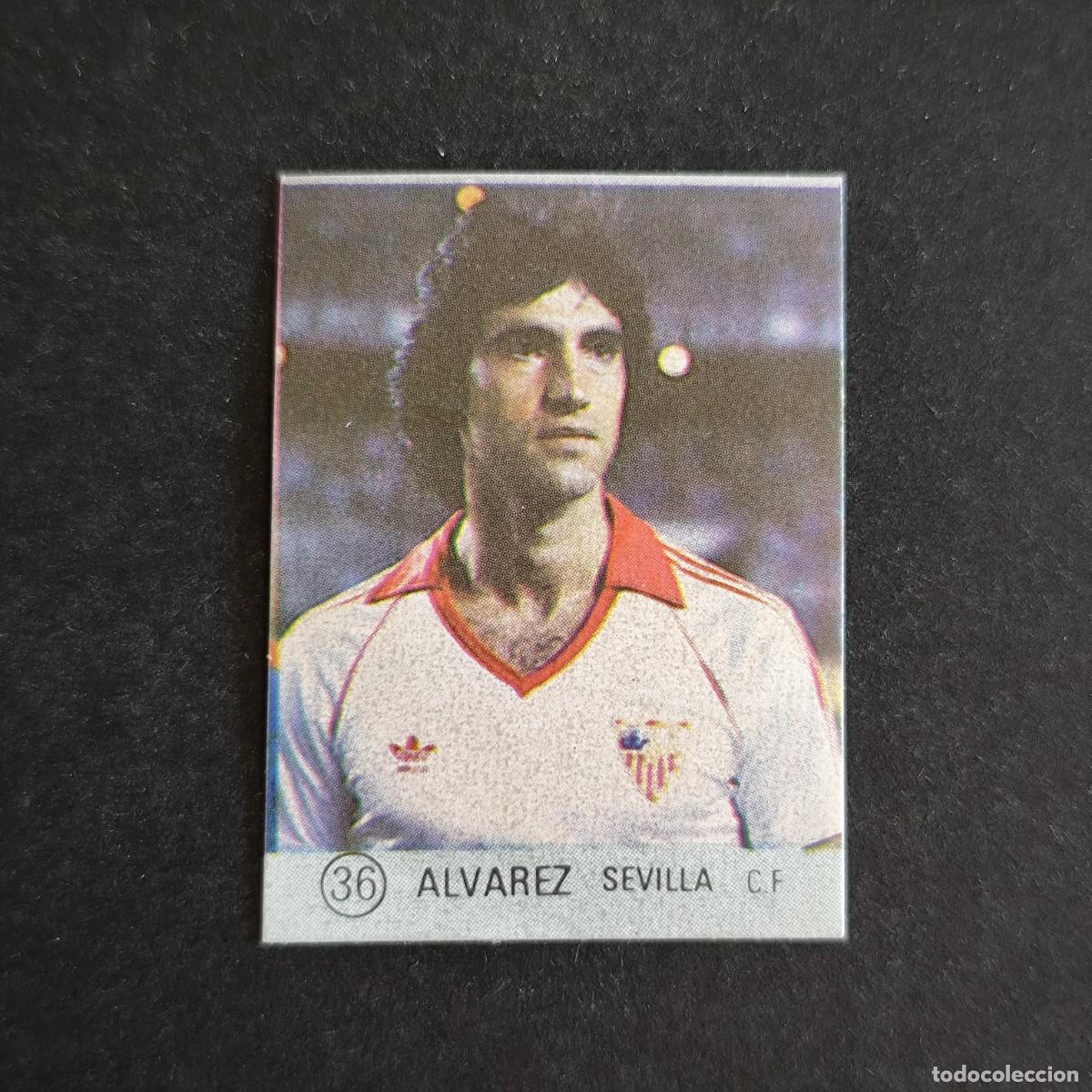 Cromos de f&uacute;tbol: 36 ALVAREZ SEVILLA SELECCION DE FUTBOL LIGA ESPA&Ntilde;OLA 83 ED. MATEO MIRETE - SIN PEGAR