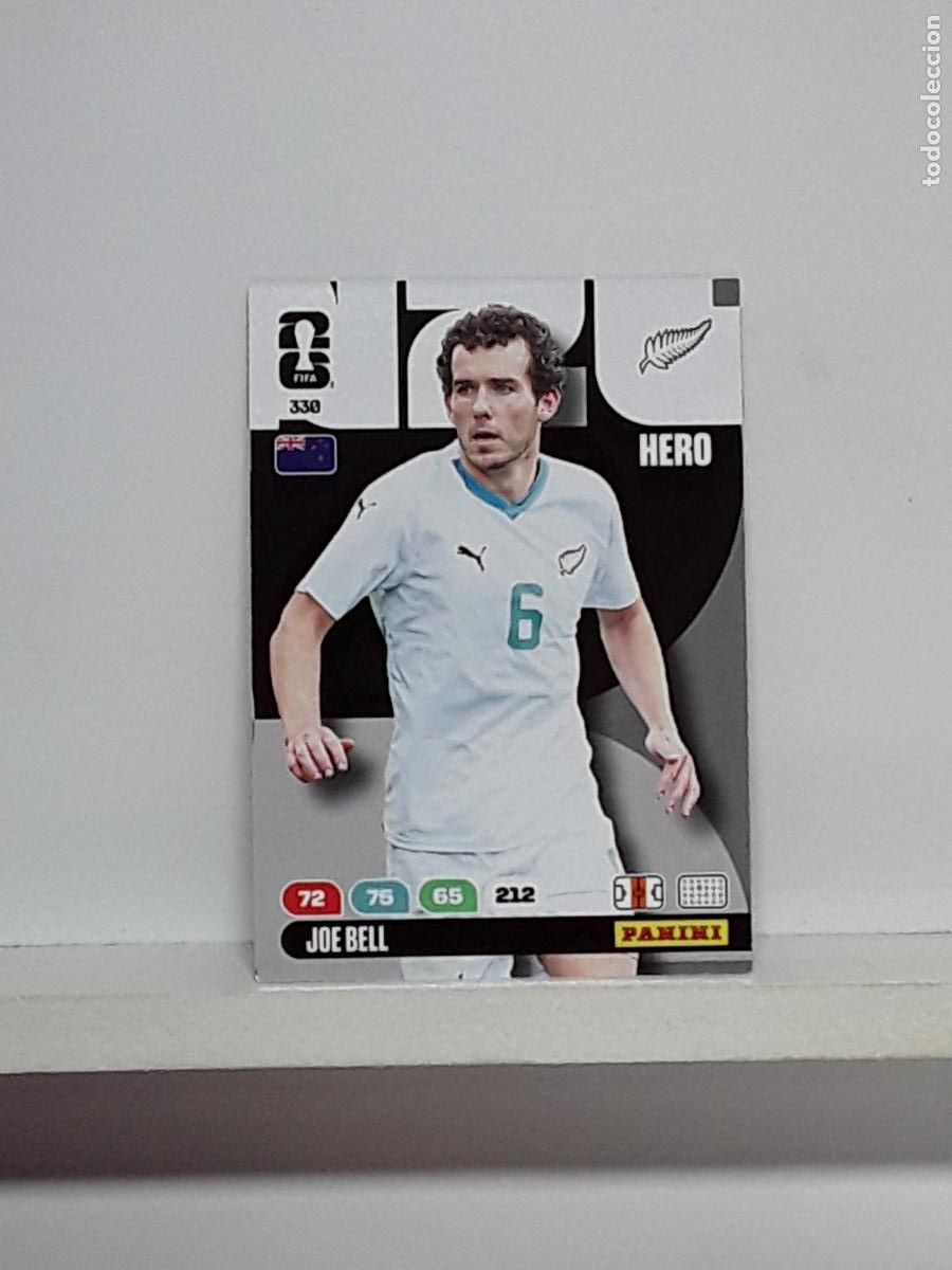 Cromos de f&uacute;tbol: ADRENALYN MUNDIAL 2026 WORLD CUP 26 ALBUM PANINI N 330 NUEVA ZELANDA JOE BELL