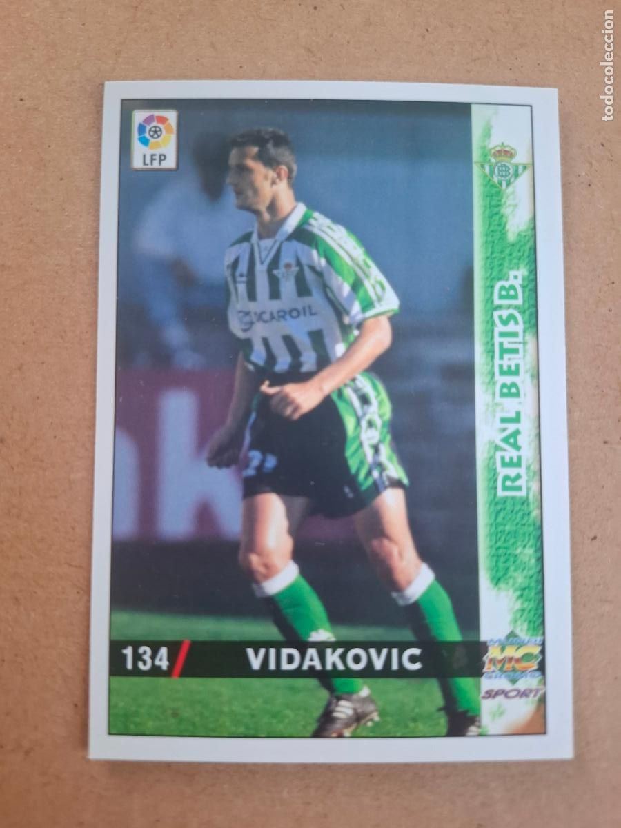 Cromos de f&uacute;tbol: MUNDICROMO 98 99 1998 1999 - 134 VIDAKOVIC - REAL BETIS