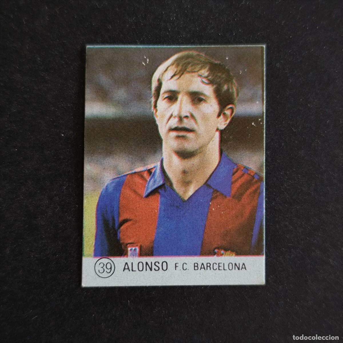 Cromos de f&uacute;tbol: 39 ALONSO BARCELONA SELECCION DE FUTBOL LIGA ESPA&Ntilde;OLA 83 ED. MATEO MIRETE - SIN PEGAR