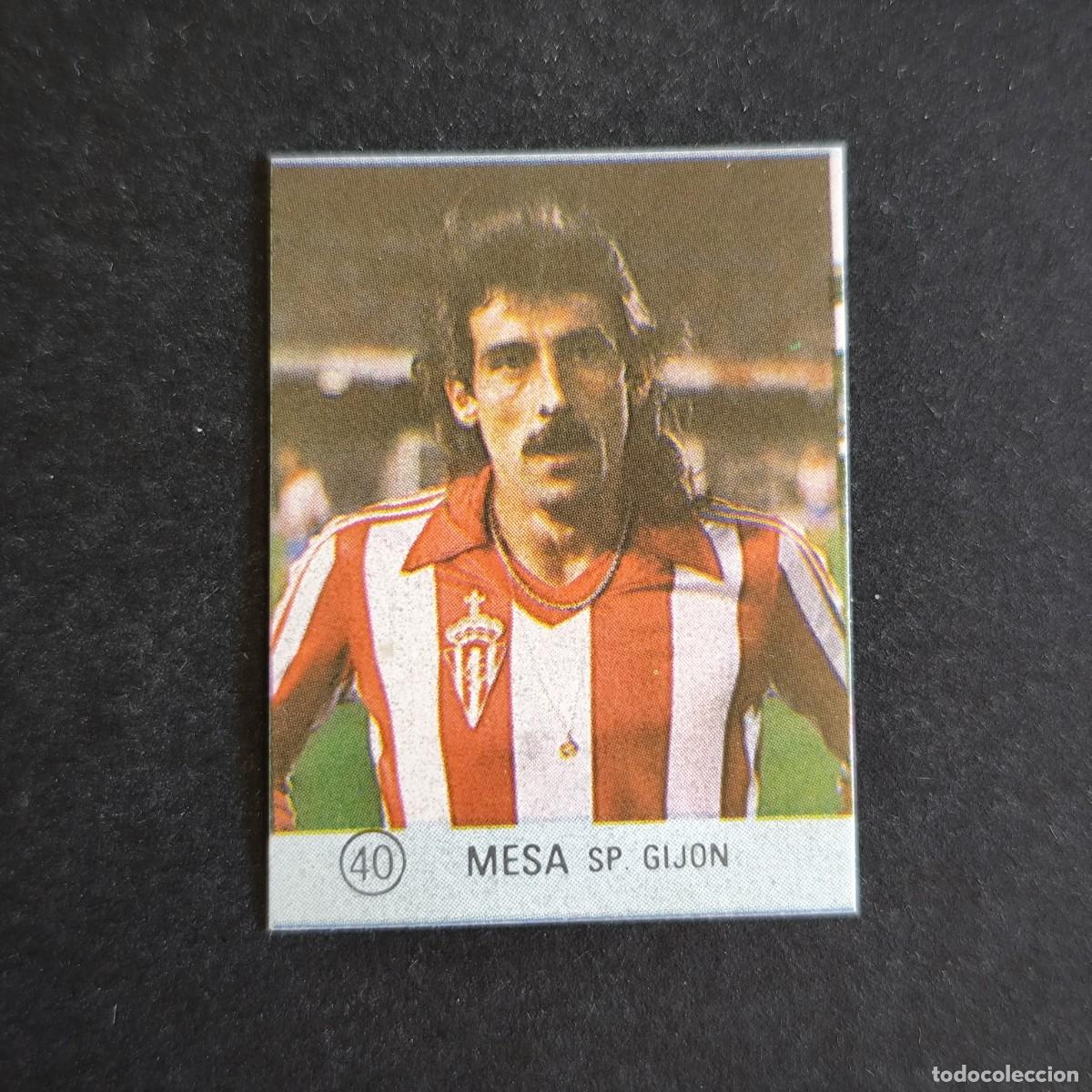 Cromos de f&uacute;tbol: 40 MESA SPORTING GIJON SELECCION DE FUTBOL LIGA ESPA&Ntilde;OLA 83 ED. MATEO MIRETE - SIN PEGAR