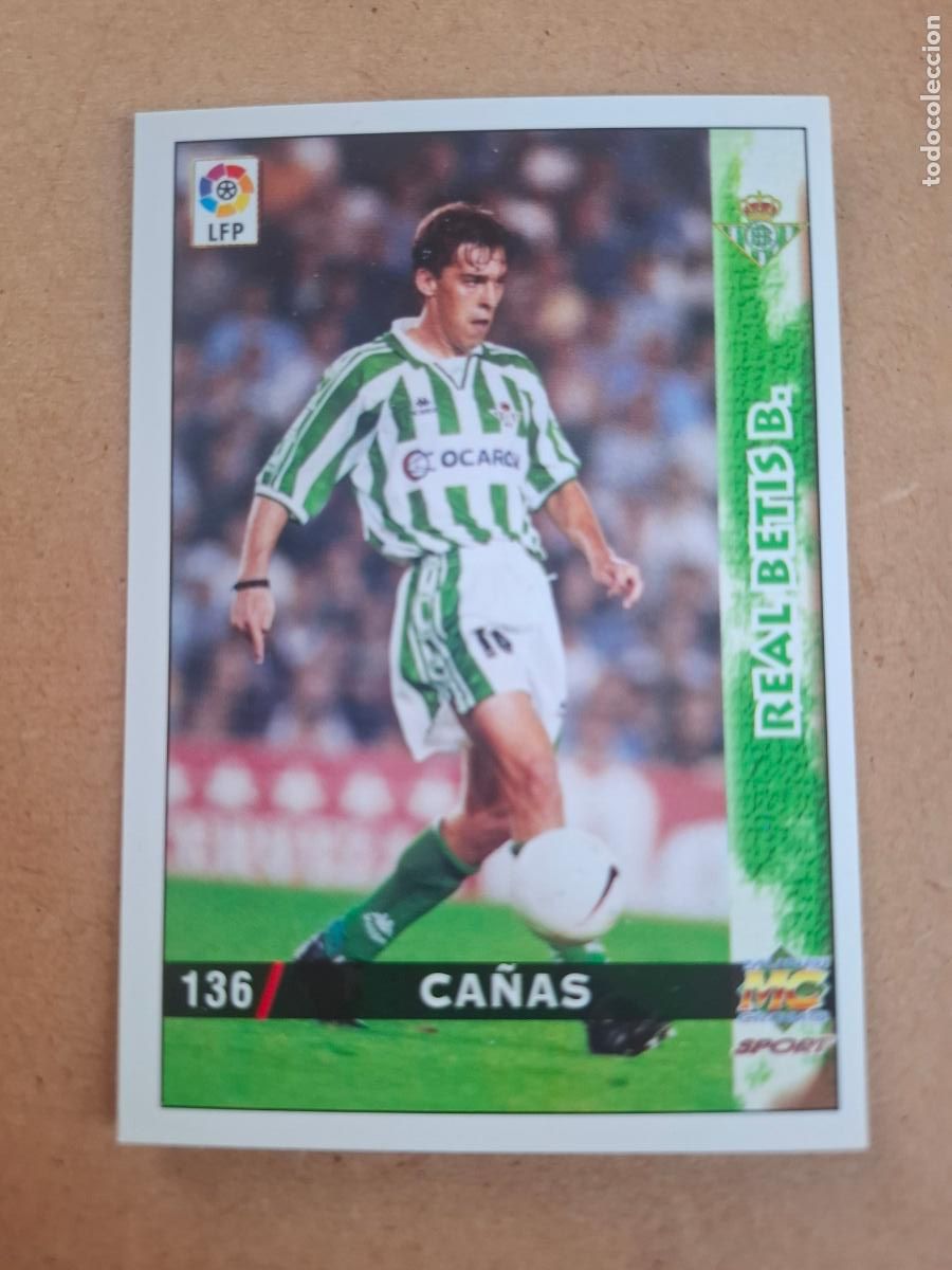 Fu&szlig;ball-Sticker: MUNDICROMO 98 99 1998 1999 - 136 CA&Ntilde;AS - REAL BETIS