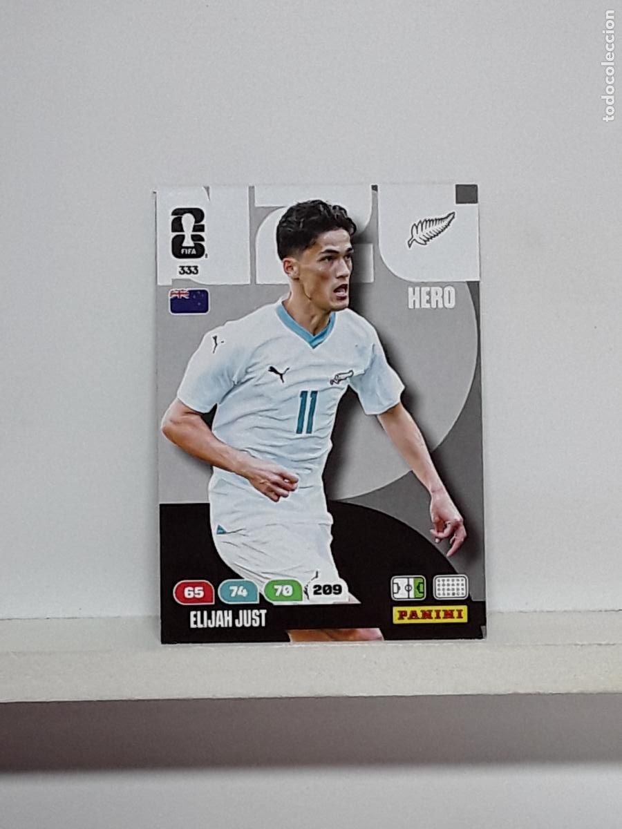 Cromos de f&uacute;tbol: ADRENALYN MUNDIAL 2026 WORLD CUP 26 ALBUM PANINI N 333 NUEVA ZELANDA ELIJAH JUST