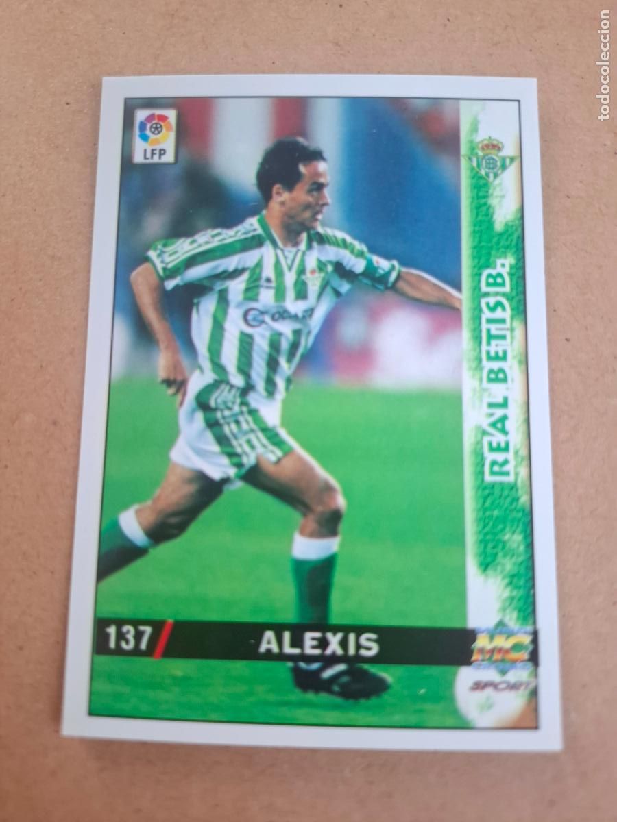 Cromos de f&uacute;tbol: MUNDICROMO 98 99 1998 1999 - 137 ALEXIS - REAL BETIS
