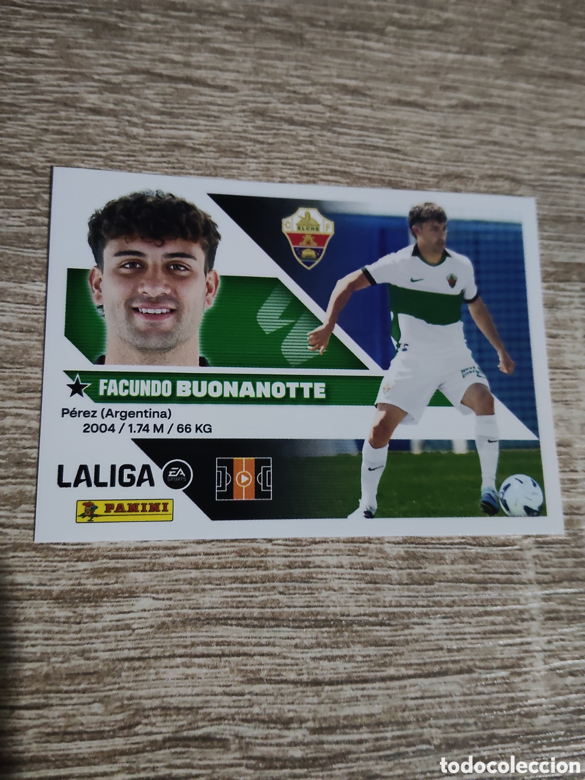 Cromos de f&uacute;tbol: Buonanotte fichaje 32 Elche liga 2026 2027 26 27 ediciones este
