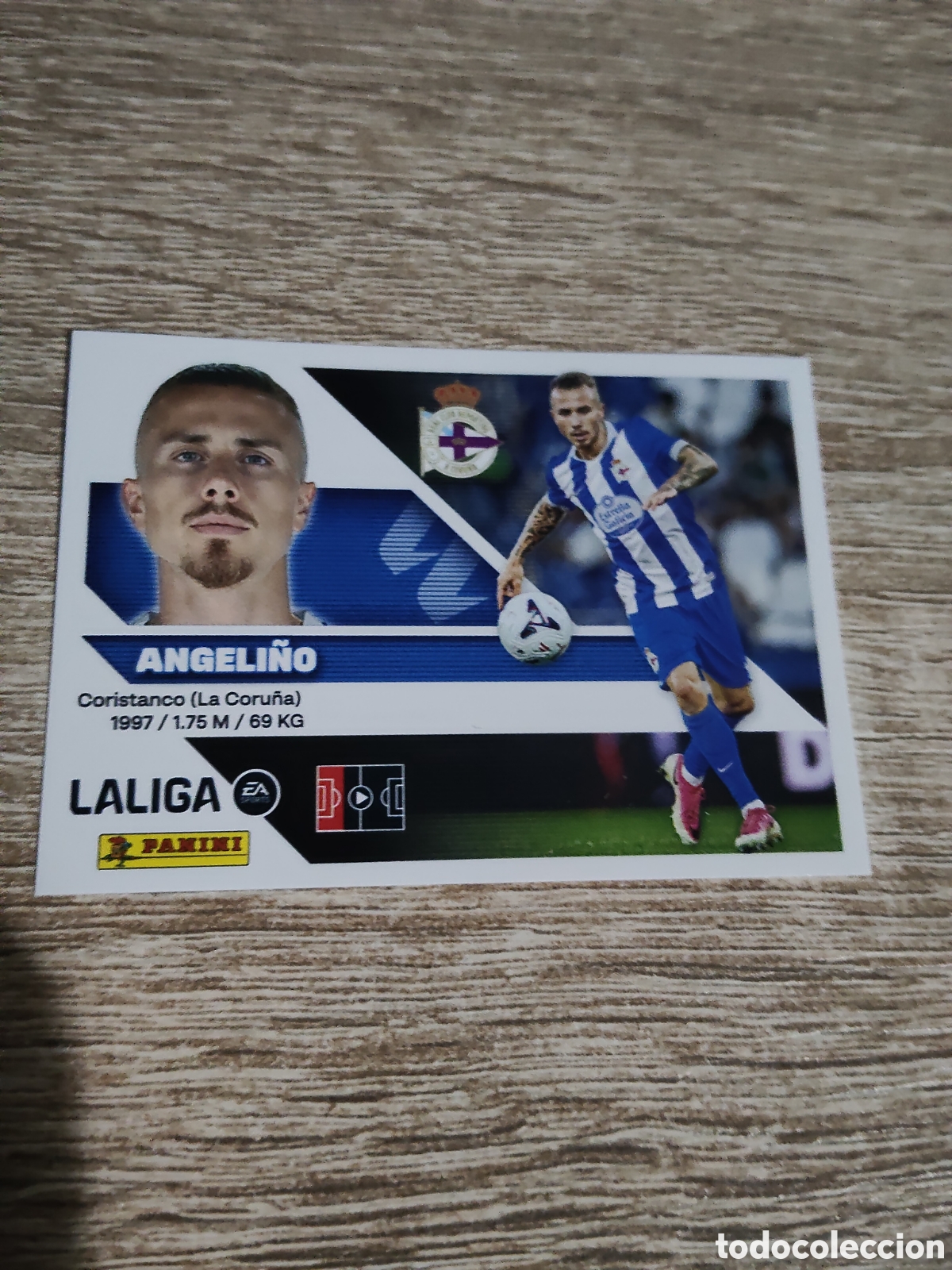 Cromos de f&uacute;tbol: Angeli&ntilde;o fichaje 33 Deportivo de la Coru&ntilde;a liga 2026 2027 26 27 ediciones este