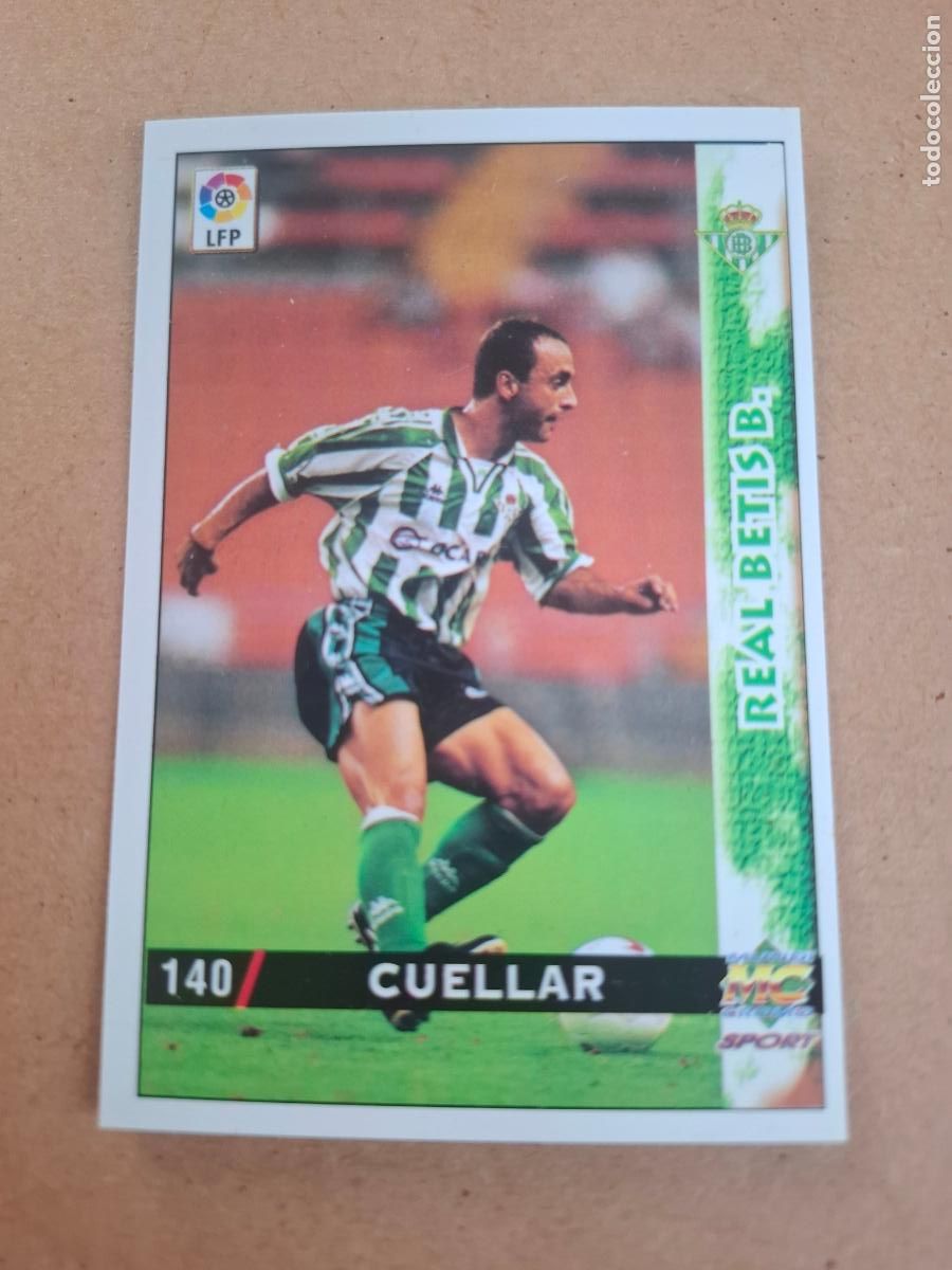 Cromos de f&uacute;tbol: MUNDICROMO 98 99 1998 1999 - 140 CU&Eacute;LLAR - REAL BETIS