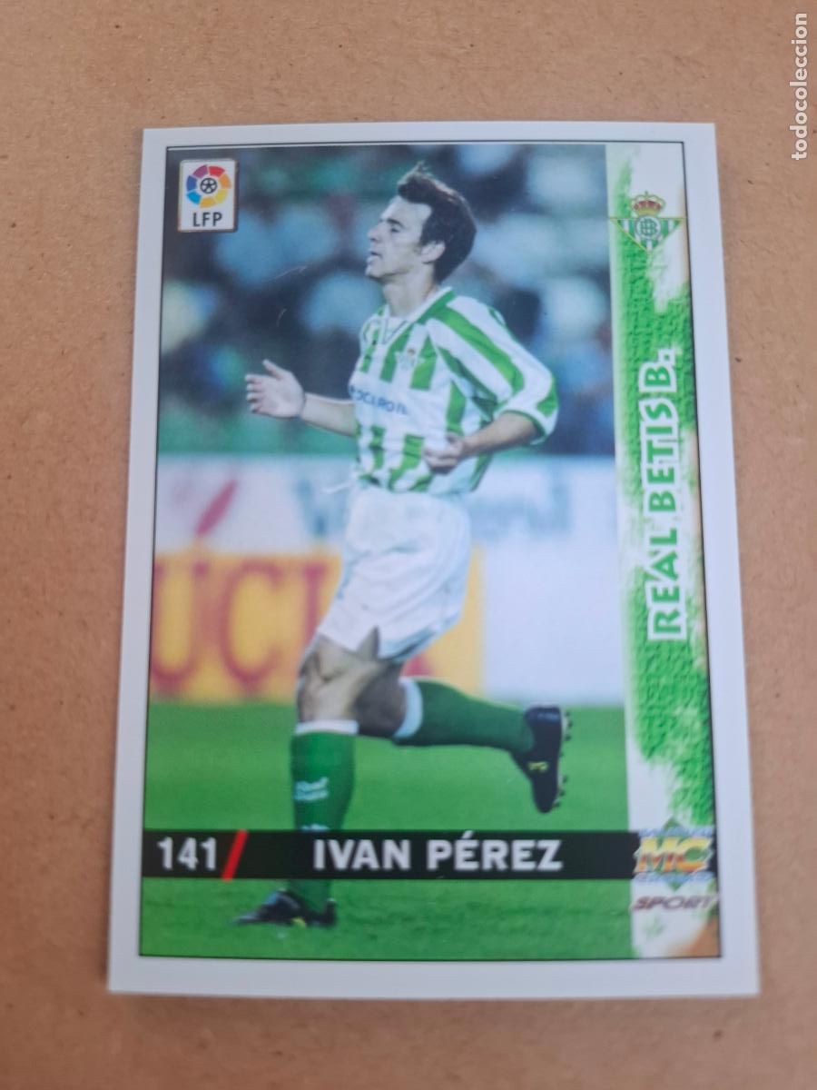 Cromos de f&uacute;tbol: MUNDICROMO 98 99 1998 1999 - 141 IV&Aacute;N P&Eacute;REZ - REAL BETIS