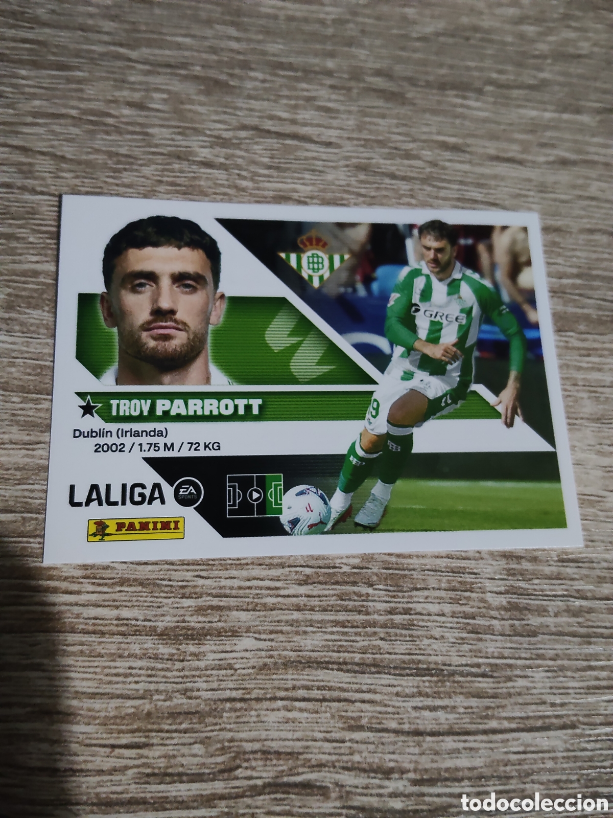 Cromos de f&uacute;tbol: Parrott fichaje 38 Real Betis liga 2026 2027 26 27 ediciones este