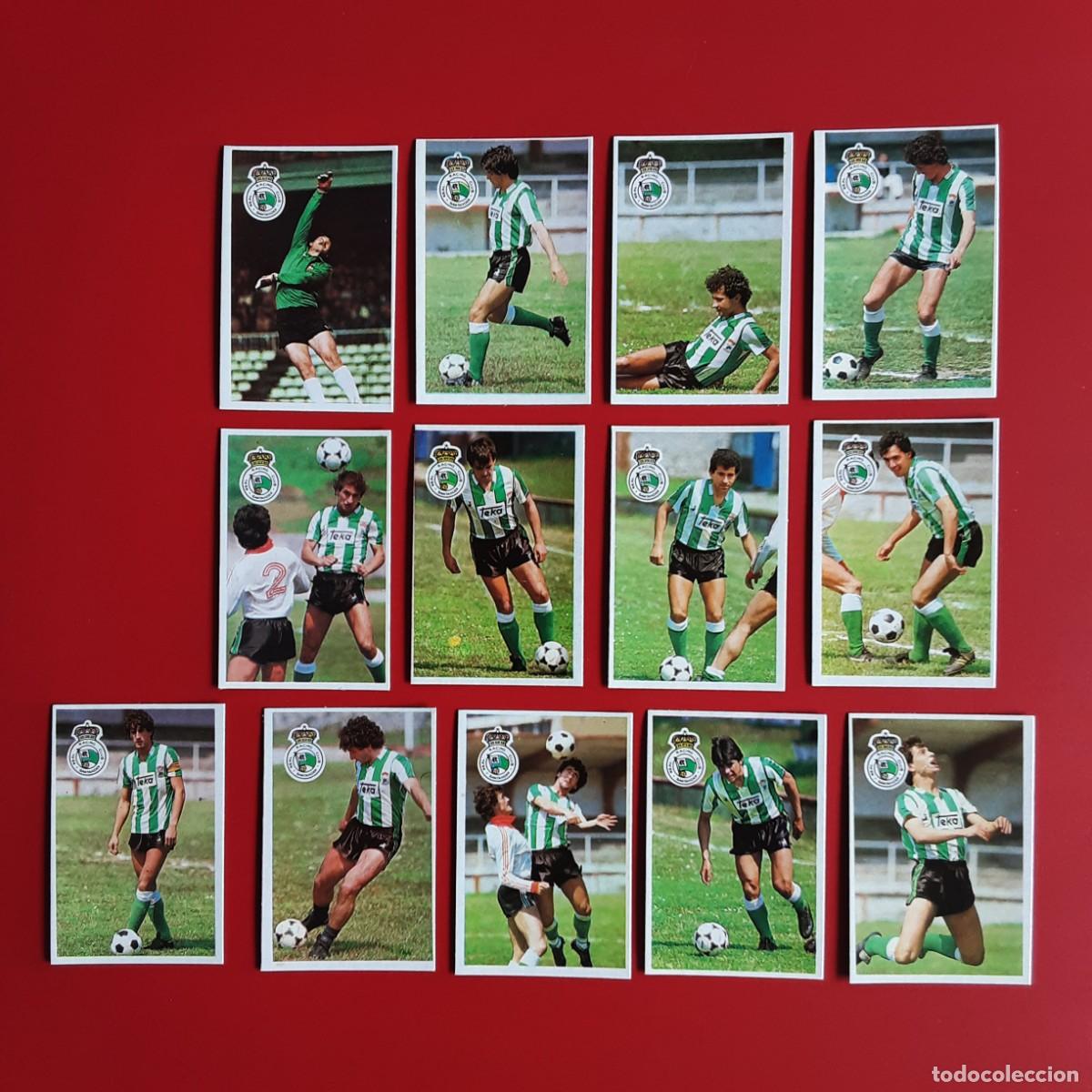 Cromos de f&uacute;tbol: MARADONA Y LIGA 1984 1985 84 85 CROMOESPORT EQUIPO COMPLETO RACING SANTANDER SIN PEGAR
