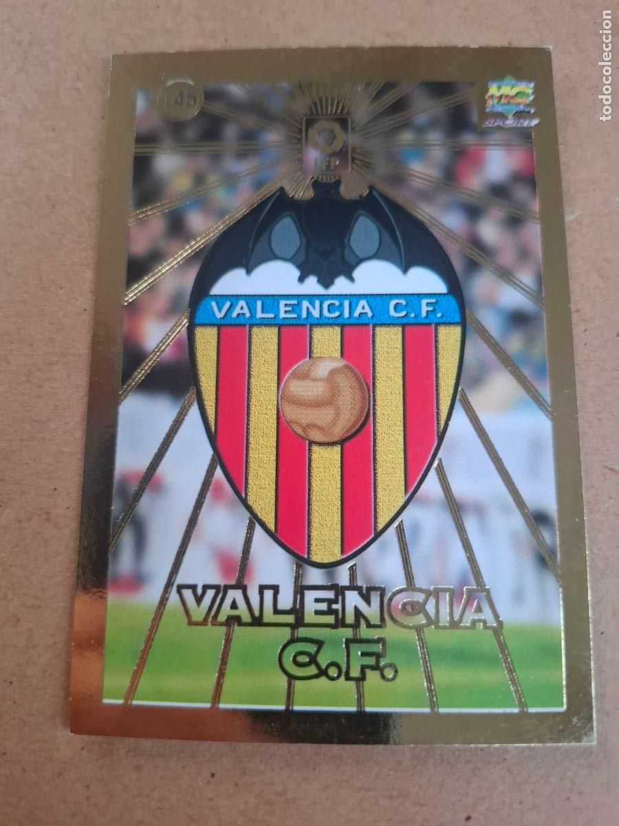Cromos de f&uacute;tbol: MUNDICROMO 98 99 1998 1999 - 145 ESCUDO VALENCIA CF.