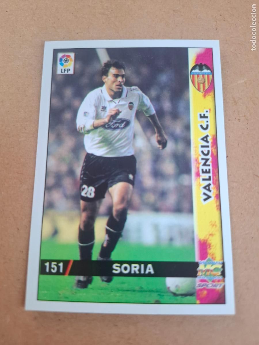 Cromos de f&uacute;tbol: MUNDICROMO 98 99 1998 1999 - 151 SORIA - VALENCIA CF.