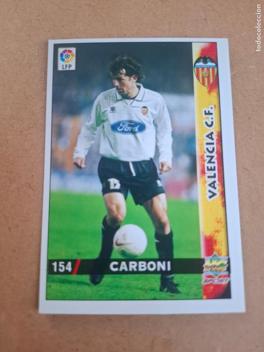 Cromos de f&uacute;tbol: MUNDICROMO 98 99 1998 1999 - 154 CARBONI - VALENCIA CF.