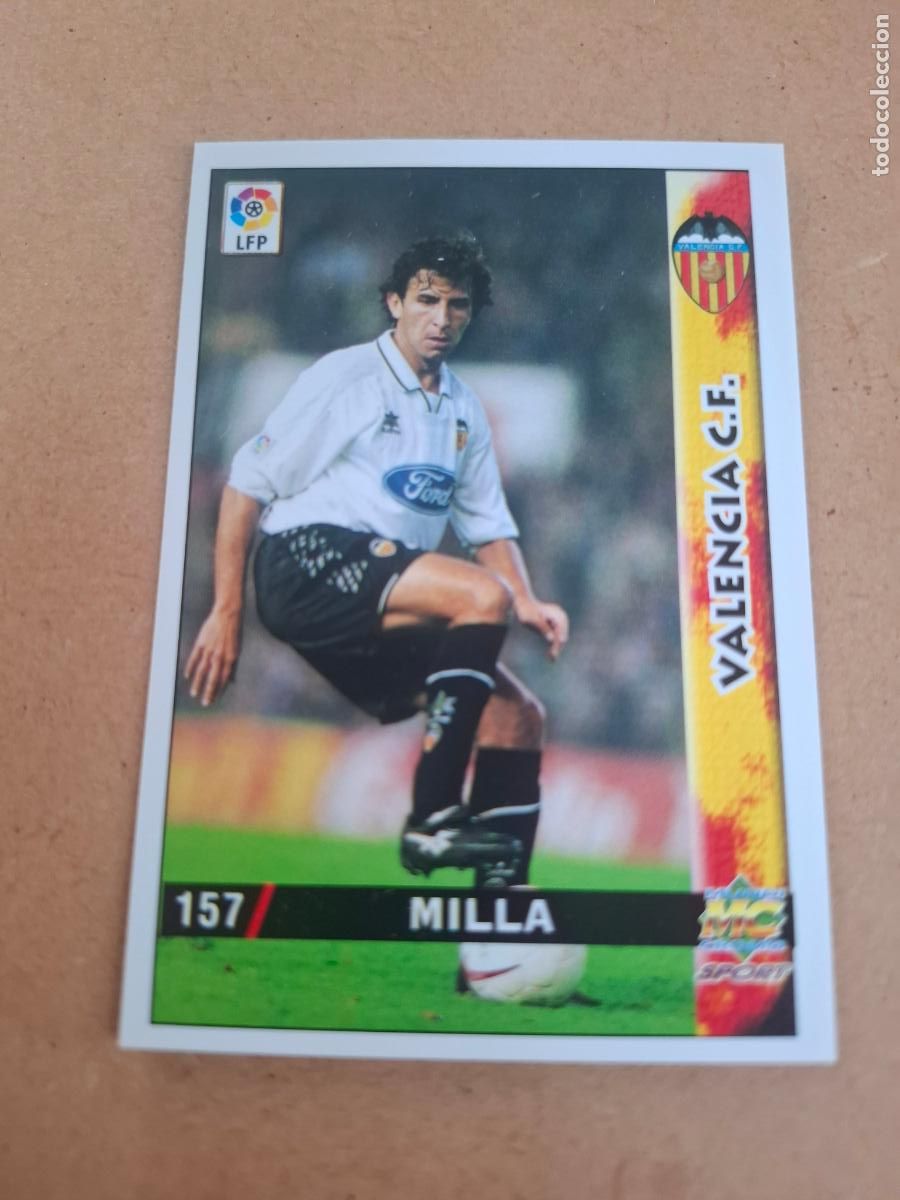 Cromos de f&uacute;tbol: MUNDICROMO 98 99 1998 1999 - 157 MILLA - VALENCIA CF.