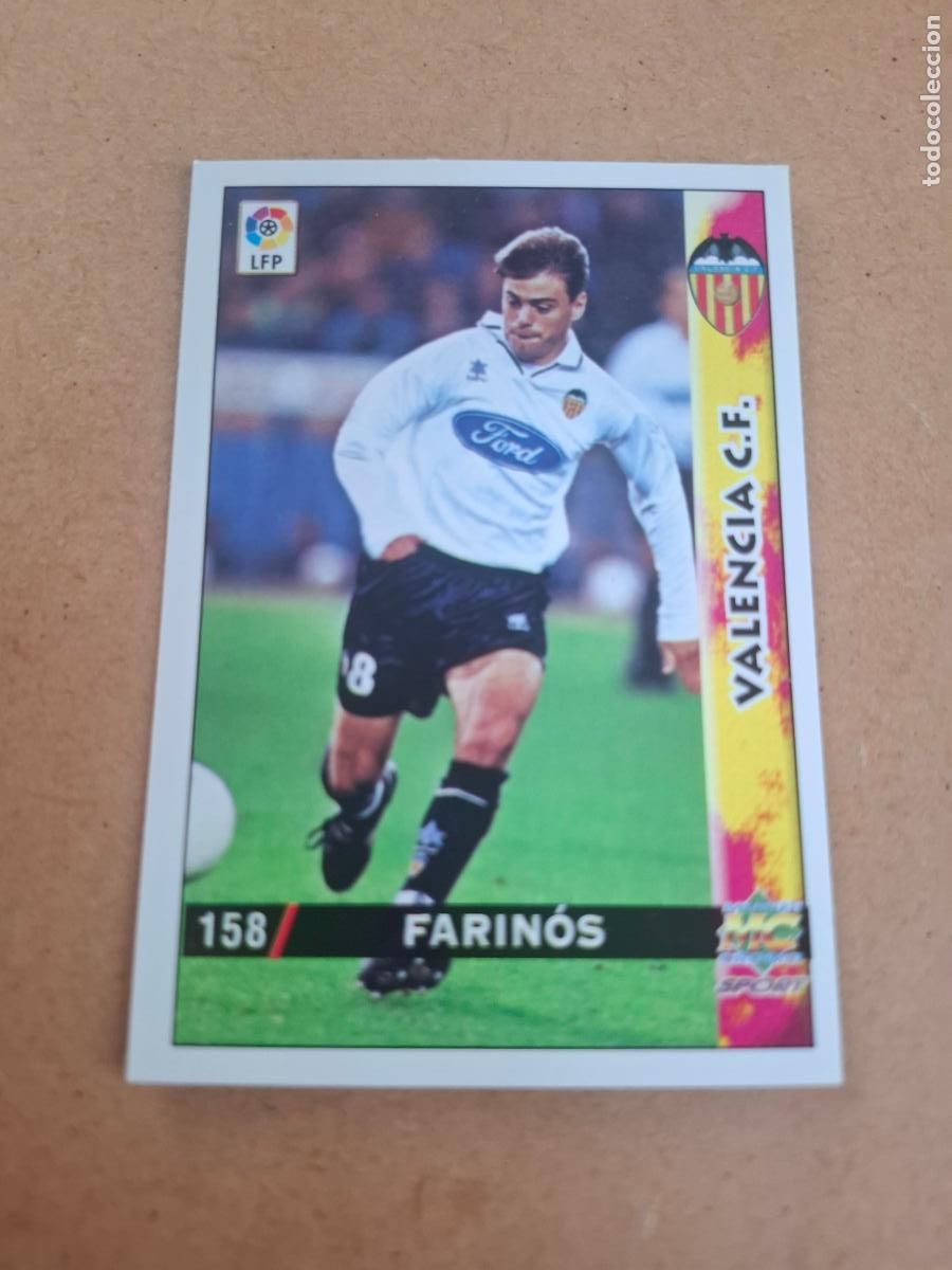 Cromos de f&uacute;tbol: MUNDICROMO 98 99 1998 1999 - 158 FARIN&Oacute;S - VALENCIA CF.