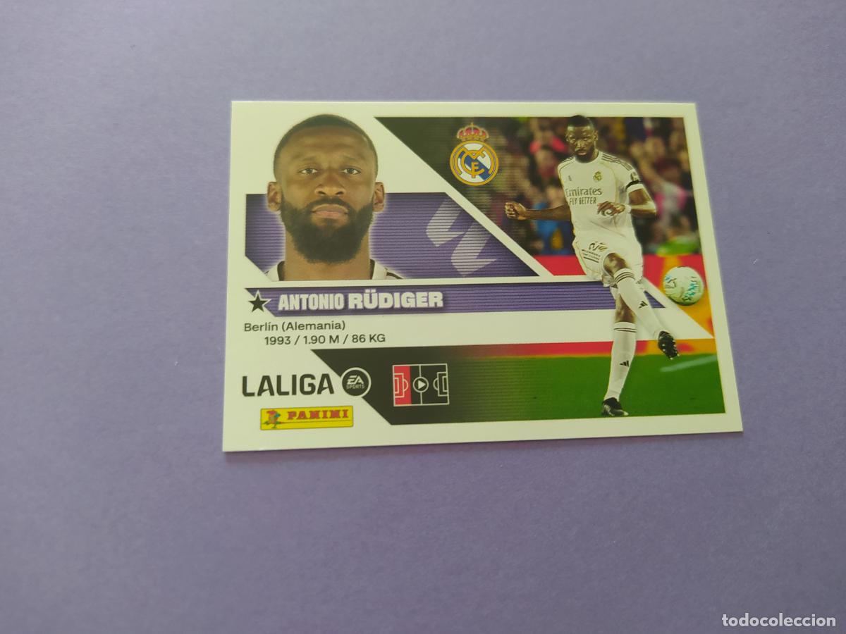 Cromos de f&uacute;tbol: LIGA ESTE 2026 2027 26 27 NUEVO - REAL MADRID N&ordm; 8 RUDIGER