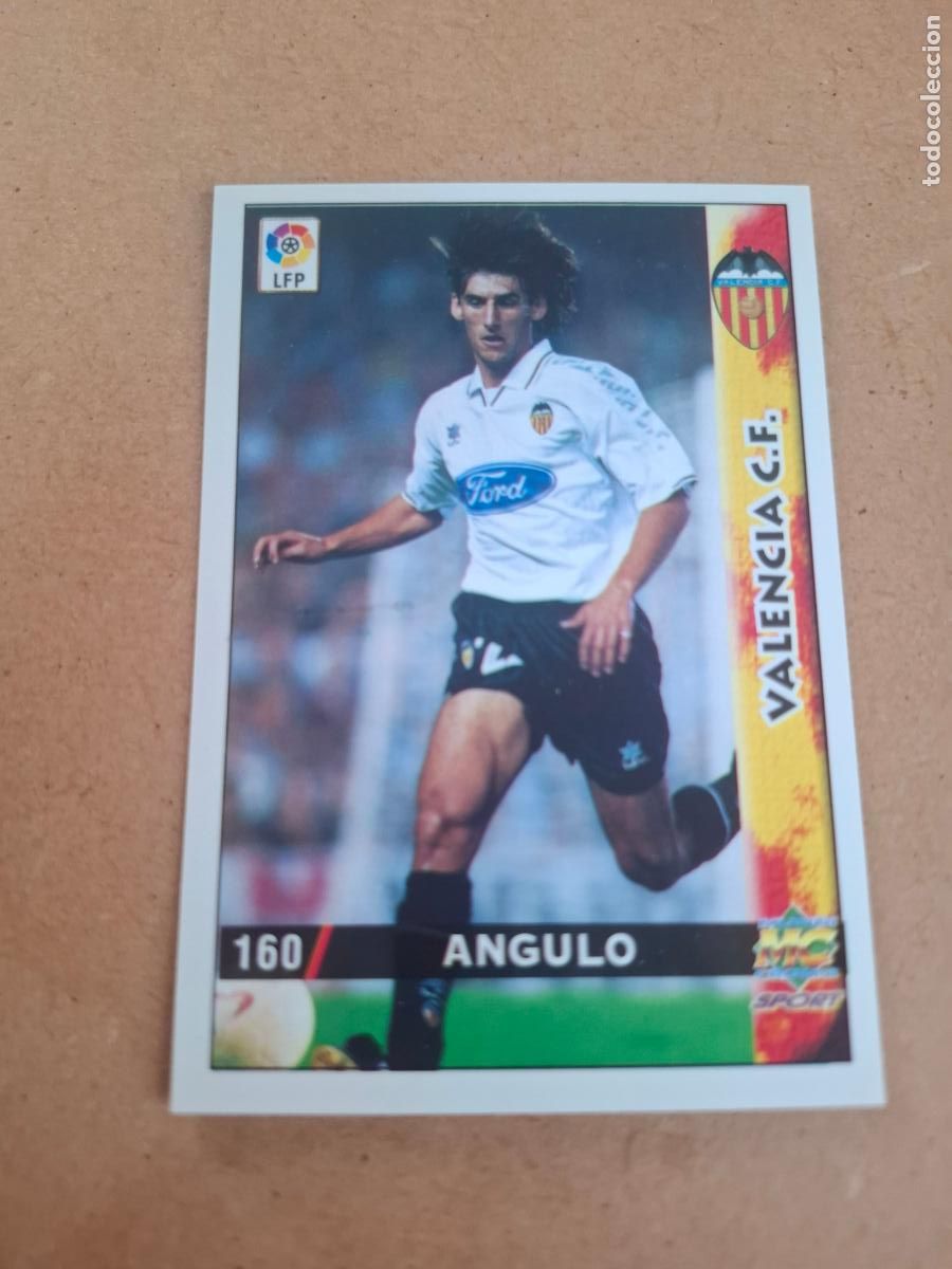 Cromos de f&uacute;tbol: MUNDICROMO 98 99 1998 1999 - 160 &Aacute;NGULO - VALENCIA CF.