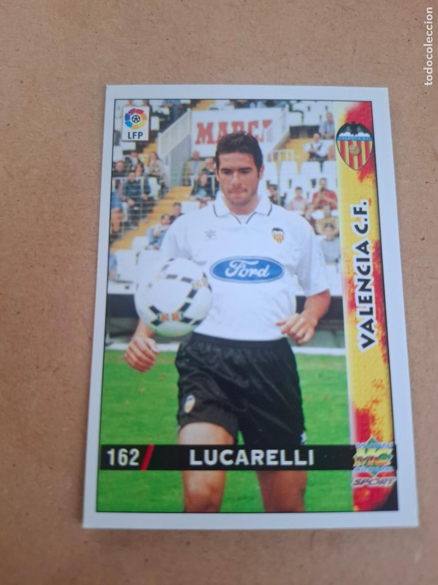 Cromos de f&uacute;tbol: MUNDICROMO 98 99 1998 1999 - 162 LUCARELLI - VALENCIA CF.