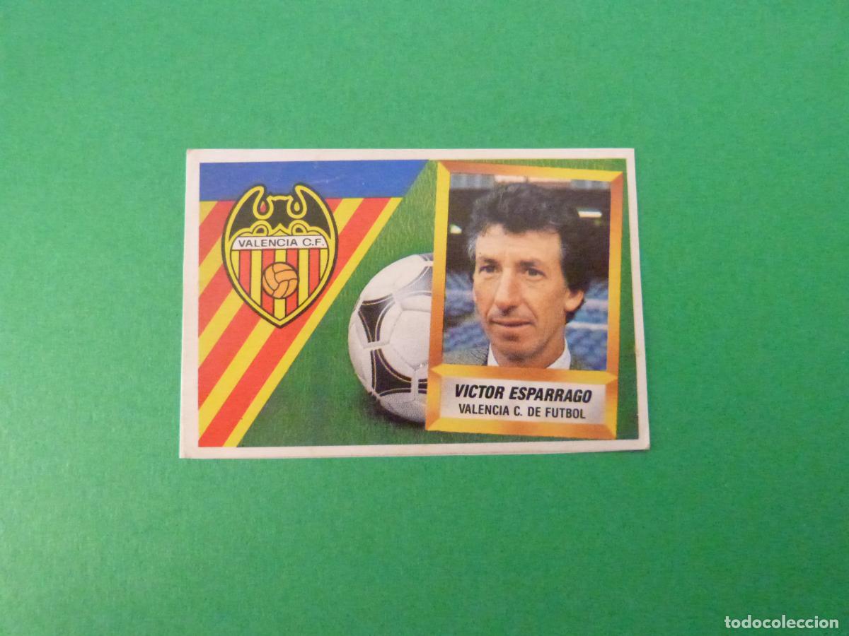 Cromos de f&uacute;tbol: CROMO FUTBOL ESPARRAGO VALENCIA C.F. RECORTADO LIGA ESTE 1988-1989/88-89