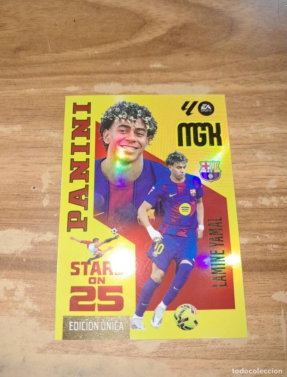 Cromos de f&uacute;tbol: CARD MEGACRACKS TEMPORADA 26/27: PANINI STARS ON 25 EDICI&Oacute;N &Uacute;NICA LAMINE YAMAL, N&deg;