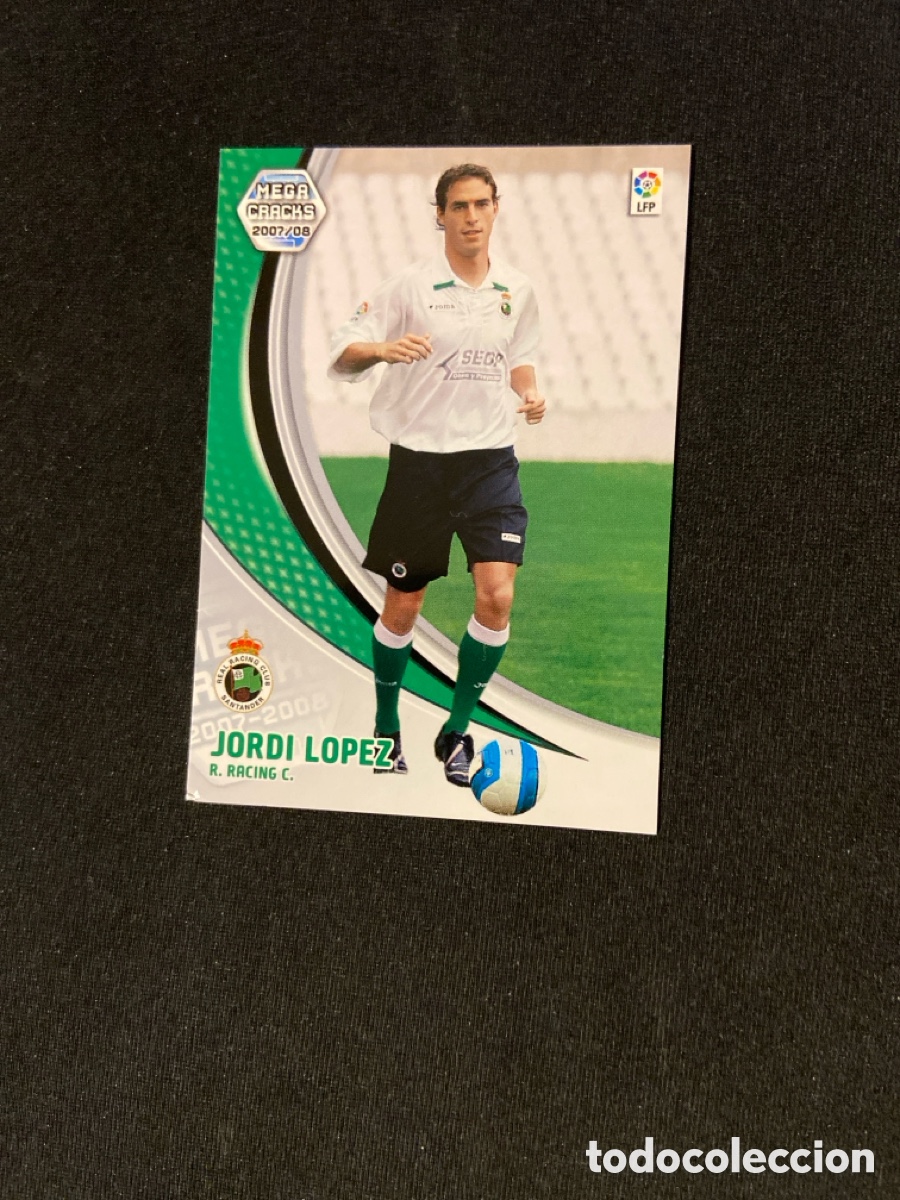 Cromos de f&uacute;tbol: JORDI LOPEZ 246 BIS (RACING SANTANDER)