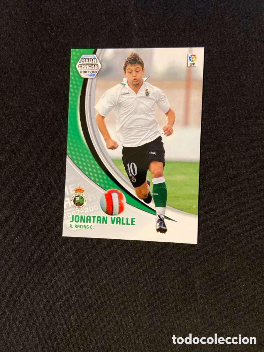 Cromos de f&uacute;tbol: JONATAN VALLE 249 BIS (RACING SANTANDER)