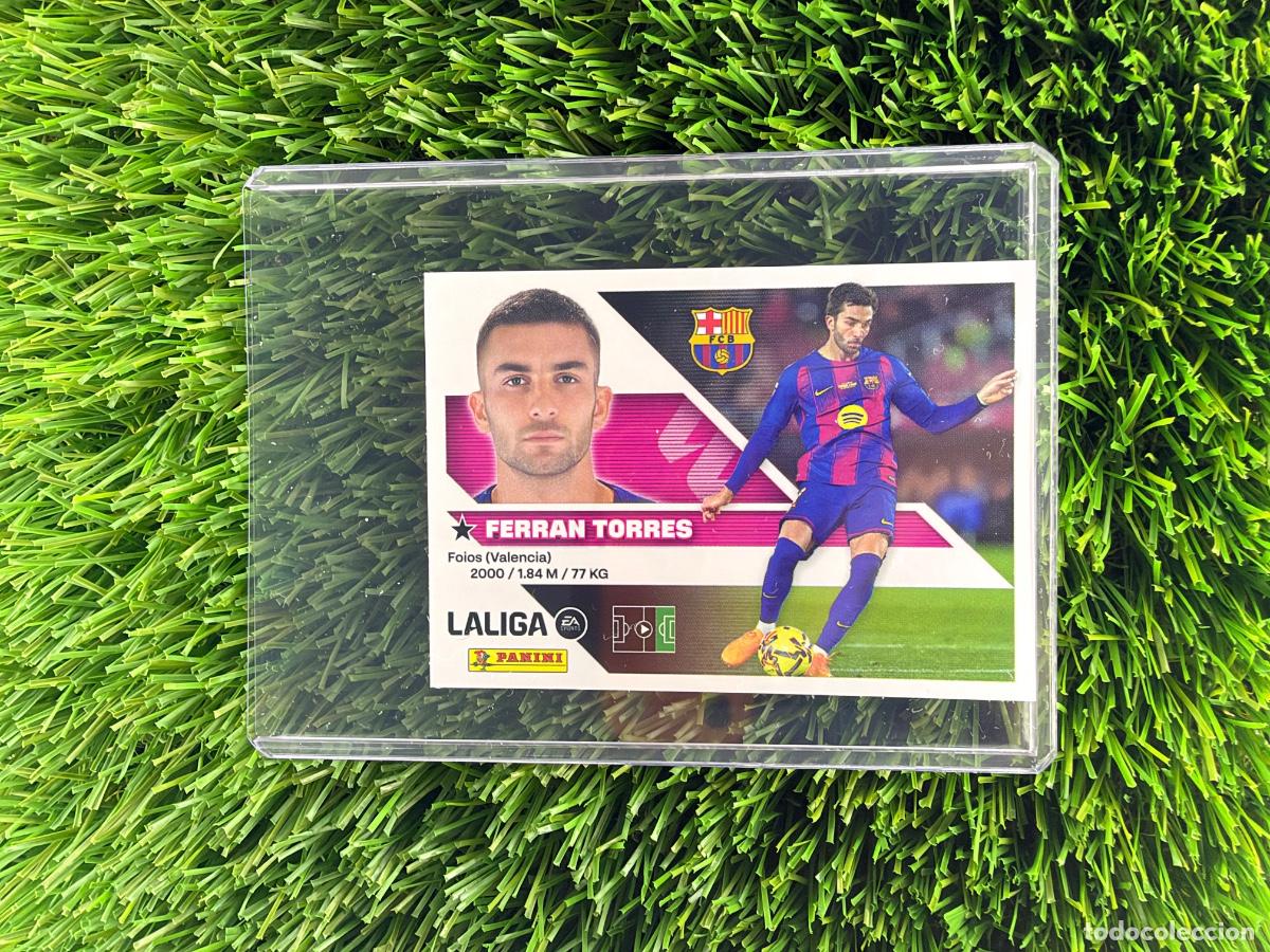 Cromos de f&uacute;tbol: N&ordm; 18 Ferran Torres FC Barcelona Liga Este 26 27