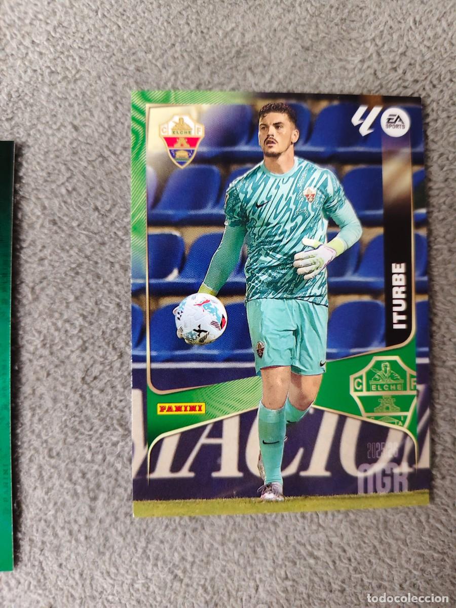 Cromos de f&uacute;tbol: 129 MEGACRACKS MGK 25 26 ITURBE ELCHE CF BASE CARD LALIGA PANINI LA LIGA 2025 2026