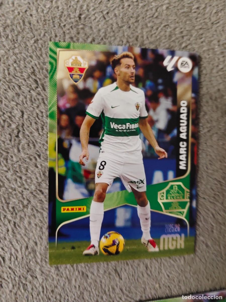 Cromos de f&uacute;tbol: 137 MEGACRACKS MGK 25 26 MARC AGUADO ELCHE CF BASE CARD LALIGA PANINI LA LIGA 2025 2026