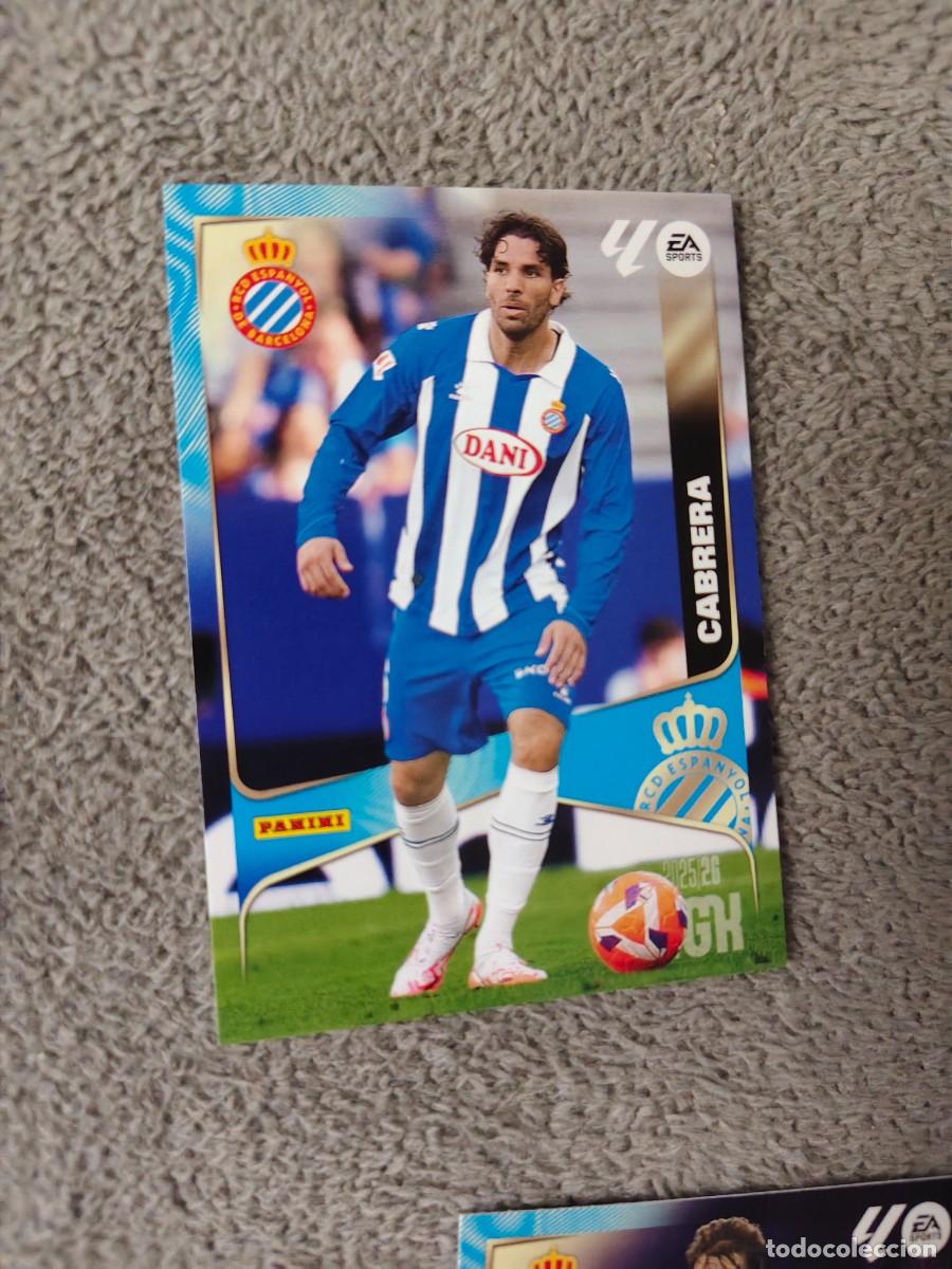 Cromos de f&uacute;tbol: 151 MEGACRACKS MGK 25 26 CABRERA RCD ESPANYOL BASE CARD LALIGA PANINI LA LIGA 2025 2026