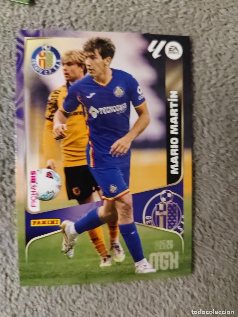 Cartes &agrave; collectionner de Football: 175 BIS MEGACRACKS MGK 25 26 MARIO MART&Iacute;N GETAFE CF FICHA LALIGA PANINI LA LIGA 2025 2026
