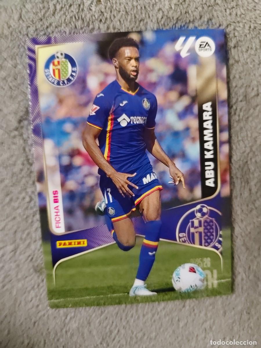 Cartes &agrave; collectionner de Football: 176 BIS MEGACRACKS MGK 25 26 ABU KAMARA GETAFE CF FICHA LALIGA PANINI LA LIGA 2025 2026