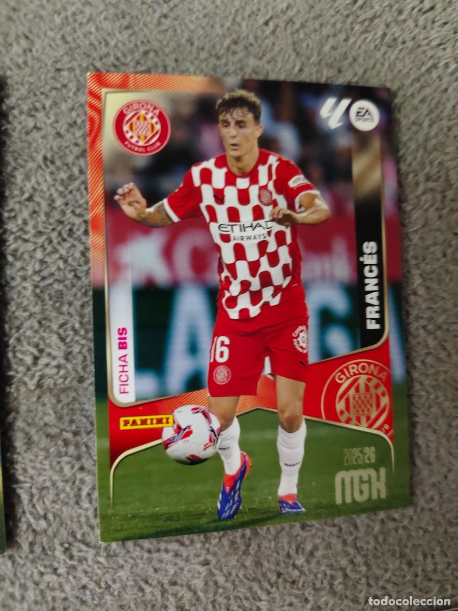 Cromos de f&uacute;tbol: 186 BIS MEGACRACKS MGK 25 26 FRANC&Eacute;S GIRONA FC FICHA LALIGA PANINI LA LIGA 2025 2026