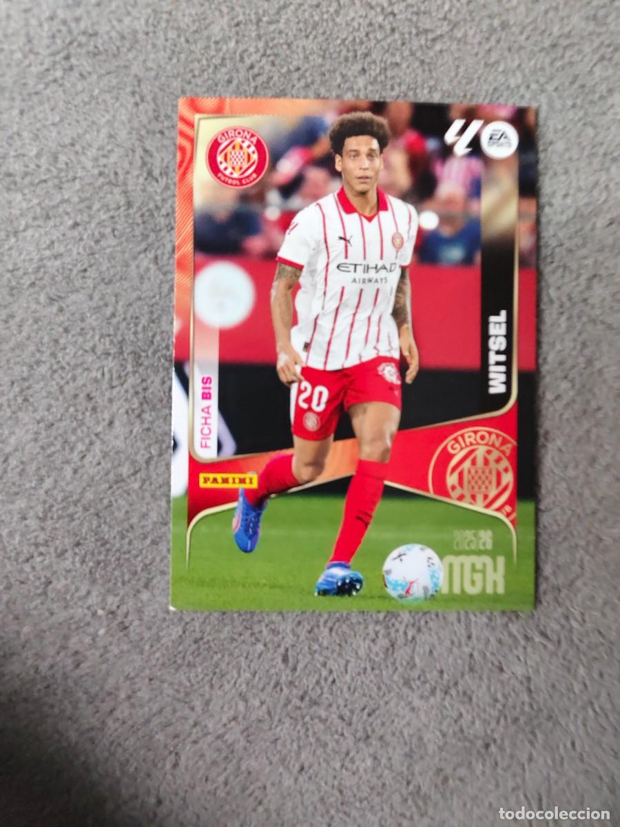 Cromos de f&uacute;tbol: 192 BIS MEGACRACKS MGK 25 26 WITSEL GIRONA FC FICHA LALIGA PANINI LA LIGA 2025 2026