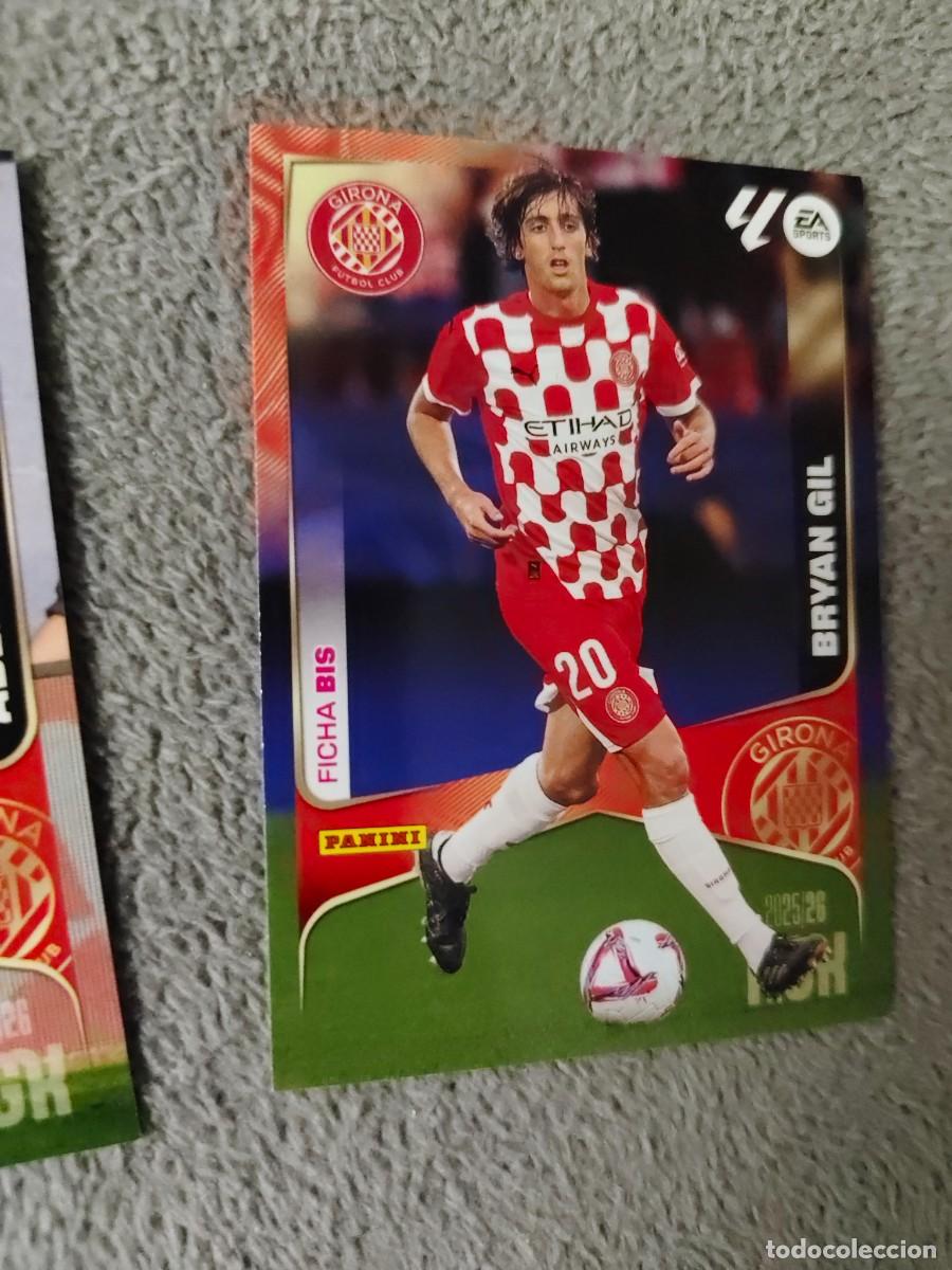 Cromos de f&uacute;tbol: 196 BIS MEGACRACKS MGK 25 26 BRYAN GIL GIRONA FC FICHA LALIGA PANINI LA LIGA 2025 2026