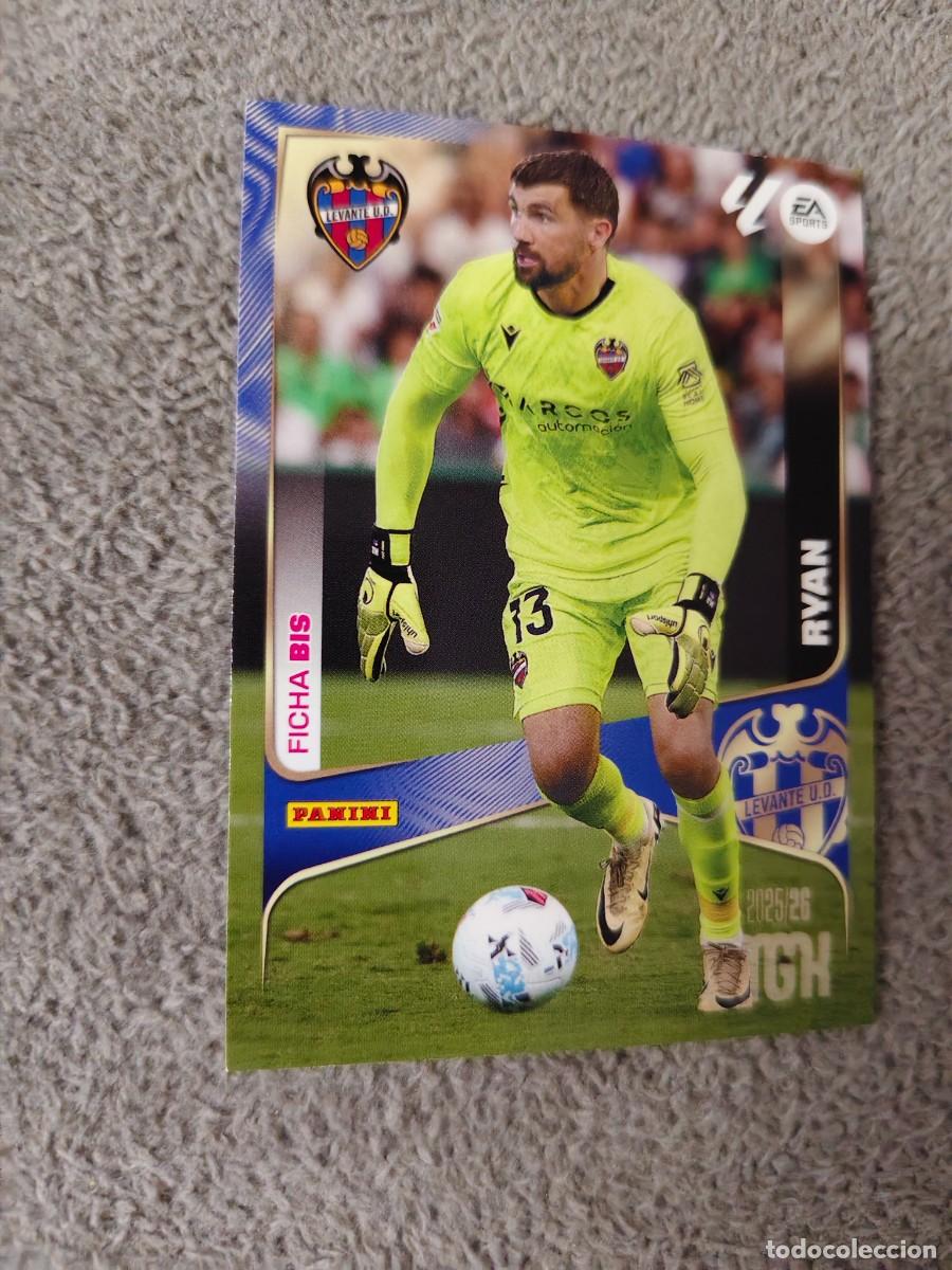 Cromos de f&uacute;tbol: 201 BIS MEGACRACKS MGK 25 26 RYAN LEVANTE UD FICHA LALIGA PANINI LA LIGA 2025 2026