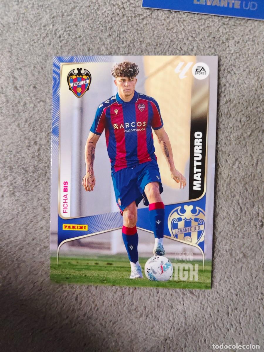 Cromos de f&uacute;tbol: 204 BIS MEGACRACKS MGK 25 26 MATTURRO LEVANTE UD FICHA LALIGA PANINI LA LIGA 2025 2026