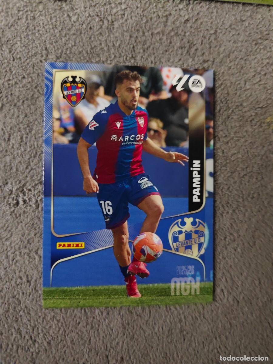 Cromos de f&uacute;tbol: 206 MEGACRACKS MGK 25 26 PAMP&Iacute;N LEVANTE UD BASE CARD LALIGA PANINI LA LIGA 2025 2026