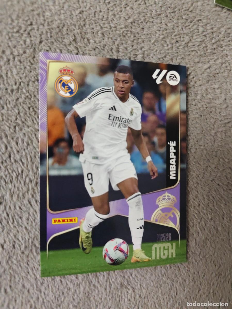 Cromos de f&uacute;tbol: 232 MEGACRACKS MGK 25 26 MBAPP&Eacute; REAL MADRID CF BASE CARD LALIGA PANINI LA LIGA 2025 2026