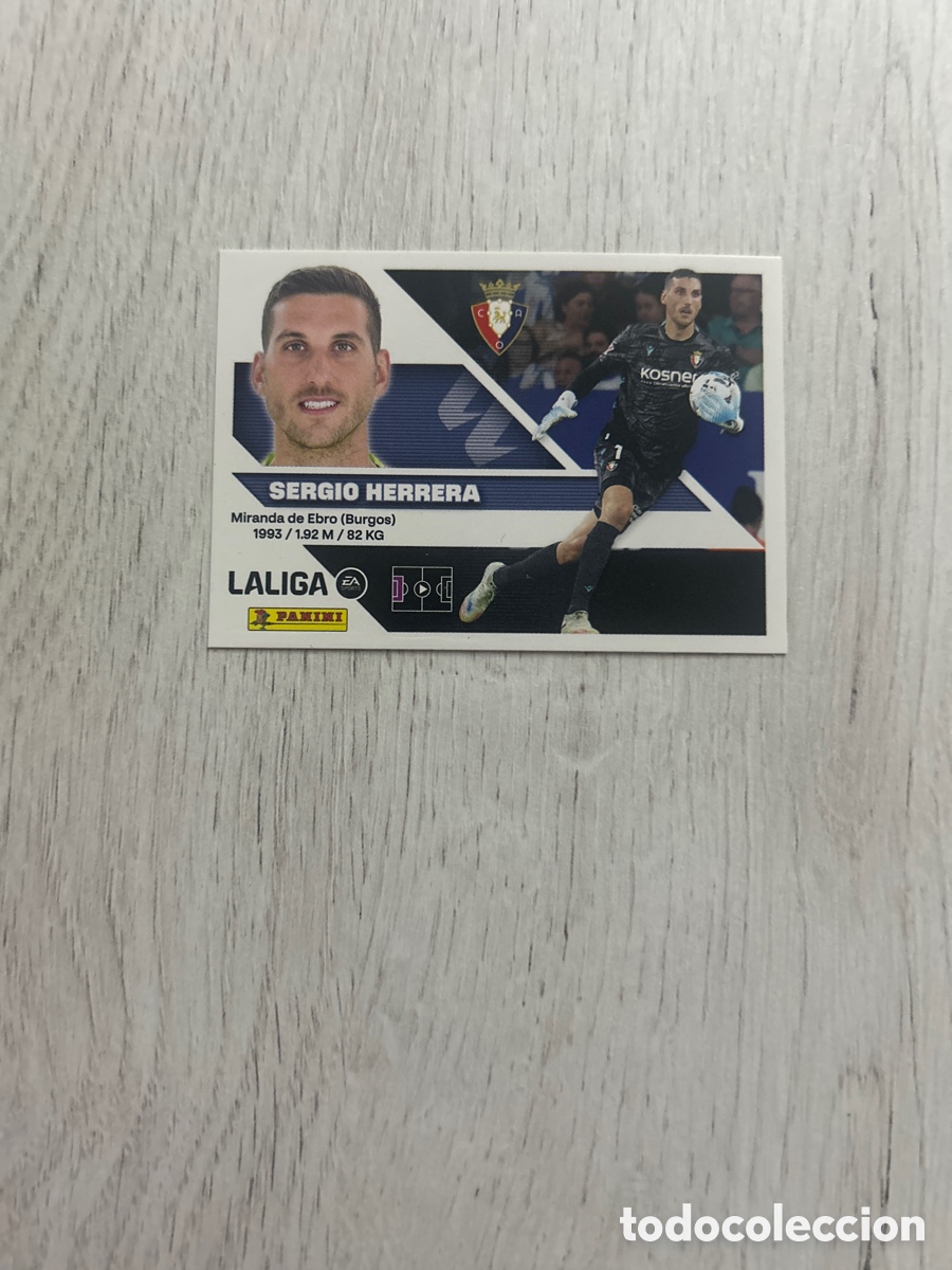 Cromos de f&uacute;tbol: Sergio Herrera 3 Osasuna Liga Este 2026/27 26-27 Panini