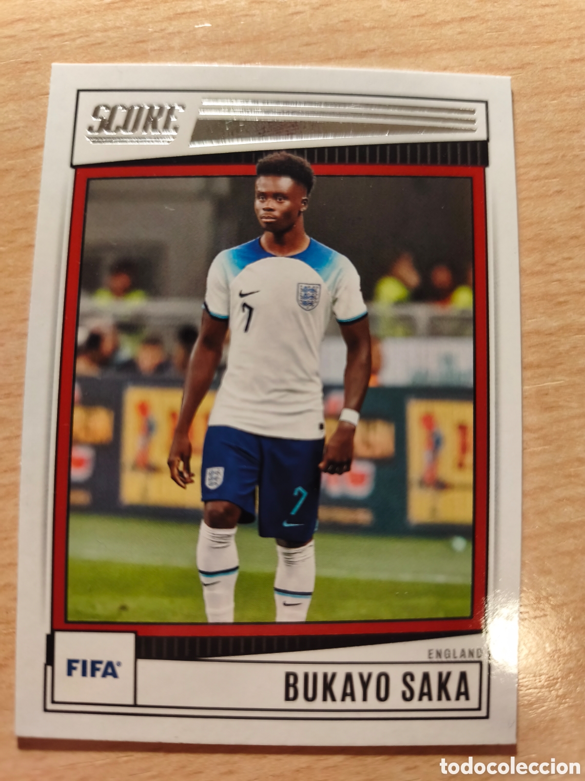 Cromos de f&uacute;tbol: BUKAYO SAKA INGLATERRA ENGLAND SCORE FIFA 2022 2023 PANINI 22 23