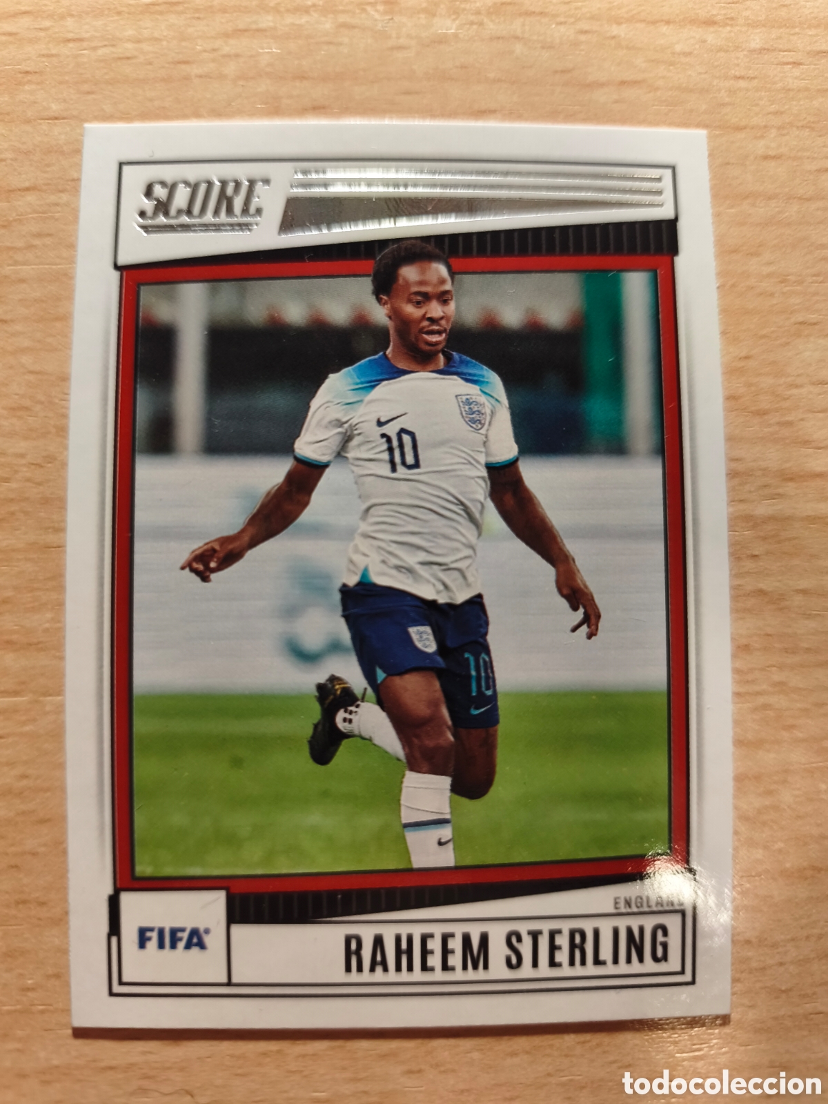 Cromos de f&uacute;tbol: RAHEEM STERLING INGLATERRA ENGLAND SCORE FIFA 2022 2023 PANINI 22 23