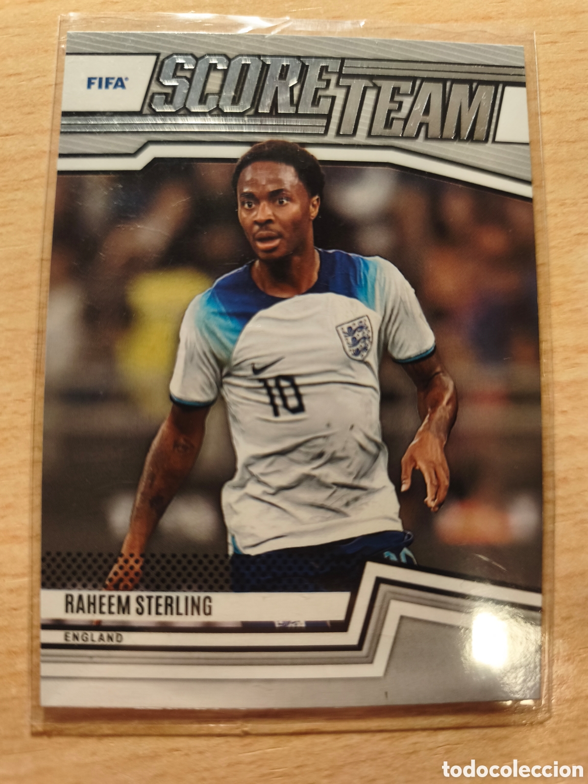 Cromos de f&uacute;tbol: RAHEEM STERLING SCORE TEAM INGLATERRA ENGLAND SCORE FIFA 2022 2023 PANINI 22 23