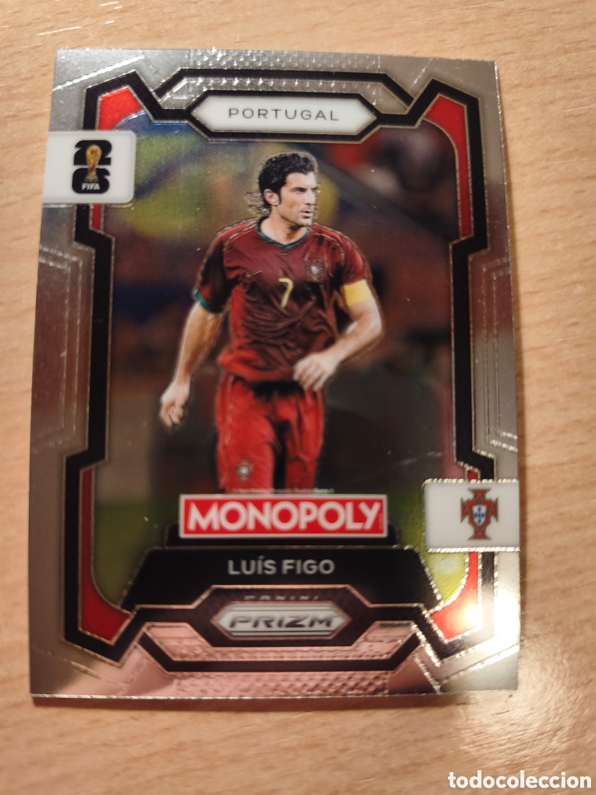 Cromos de f&uacute;tbol: 31 LUIS FIGO PORTUGAL MONOPOLY PRIZM FIFA WORLD CUP 2026 MUNDIAL 26 PANINI